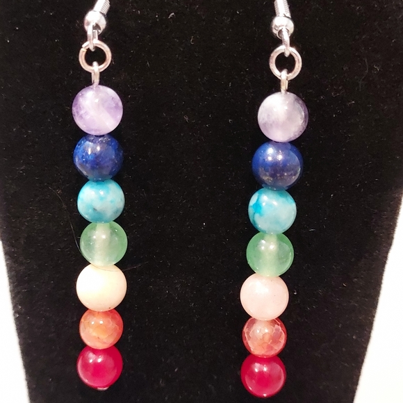 Handmade crystal earrings - Picture 1 of 1